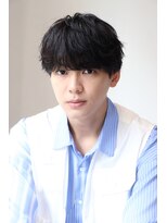 ネイビー(NAVY)&nbsp;大人のシースルーマッシュ 好印象ニュアンスパーマ