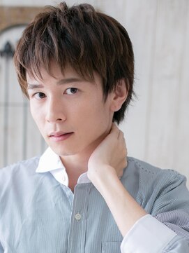 ハンサム クラシック 越谷店(Classic) 王道ナチュラルアースカラー束感メンズカットF越谷