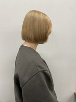 コード 四条河原町駅店(CHORD)&nbsp;シャンパンゴールド/ブロンド系/ケアブリーチ/ボブ/京都河原町