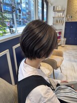 アンソル オブ リシェール(N'SOL of RICHAIR)&nbsp;イメチェン/ホワイトブロンド/外ハネボブ/美髪/南越谷