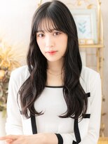 カバーヘア ブリス 大宮西口(COVER HAIR bliss) 黒髪アースカラー韓国風巻きレイヤーロングh3大宮20代30代40代