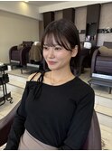小顔似合わせカットモードカジュアルボブ
