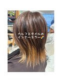 トレンドも自分らしさも叶える！ウルフスタイル×インナーカラー