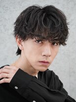 韓国マッシュウルフ緩めシャドウパーマルーズパーマ20代原宿