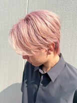 ディフィーノ 赤坂(DIFINO)&nbsp;メンズショート/ナチュラル/センターパート/ピンクベージュ