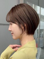 エリマ 横浜西口(elima)&nbsp;横浜西口大人ショートボブココアベージュイルミナグレージュ30代