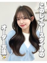 アマトウキョウスマートサロン(AMA TOKYO×Smart Salon)&nbsp;韓国ヘア　レイヤー　顔まわり
