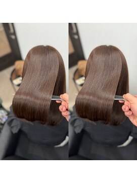 アマテラスゼロ 新宿(AMATELAS zero) ロングじゃなくても艶髪に！チョコレートブラウン