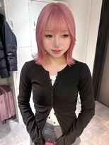 リンドトウキョウ ウメダ(LINDO TOKYO)&nbsp;梅田/大阪/くすみベージュ/ピンクヘアー/ダブルカラー/ブリーチ