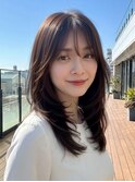 韓国風くびれレイヤーカット/顔周り/小顔髪質改善/美髪矯正/横浜