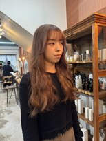 チャプター 問屋町(chapter)&nbsp;髪質改善トリートメントミルクティベージュ韓国ヘアダブルカラー