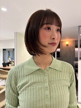 アース 高円寺店(HAIR & MAKE EARTH) レイヤーボブ 【@mppp_32485】