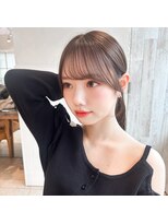 アフロート ディル(AFLOAT D'L)&nbsp;小顔シースルーバング流し前髪顔周りカット10代20代30代40代