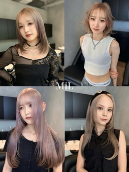 ミル 心斎橋(MIL)の写真/小顔見せも叶う♪トレンドの顔周りレイヤー/韓国風レイヤーで今っぽスタイルに☆口コミ高評価◎/心斎橋駅