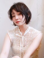 メノン 茨木店(Menon)&nbsp;ダークパープル　レイヤー　ショートボブ