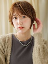 カバーヘアアンドスパ ブリス 浦和(COVER HAIR&SPA bliss)&nbsp;ブリーチなし小顔丸みハンサムショートマッシュ20代30代X浦和