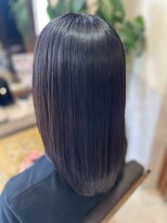 ヘアリゾート粋 ティガ 池袋店(tiga)&nbsp;艶髪グレージュ/ロング/ストレート