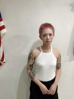 ナインティーファイブヘアー(95 HAIR NINETY FIVE HAIR) PINK SPIKY STYLE