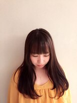 ナチュラルストレートレイヤースタイル☆ 担当 川上功介