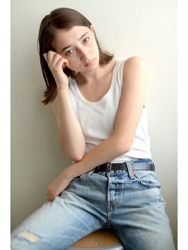 ミラバイグリーン(Mira by green) 無造作 【natural】切りっぱなしボブ #2