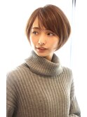 30代40代50代大人可愛い小顔ショートボブ