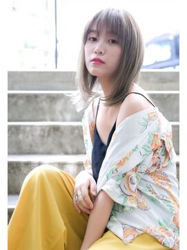 シエナ 渋谷(Siena) siena　透け感オリーブグレージュ　渋谷