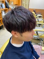 バディー ヘアー(Buddy Hair) 【おしゃれ男子！】マッシュ×violetハイライト