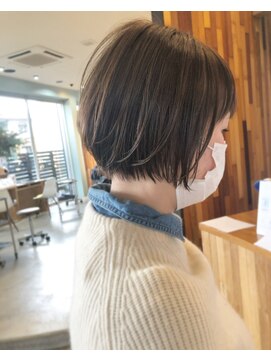 ヘアラウンジ アングゥ(hair lounge ungu) やわらか丸みボブ