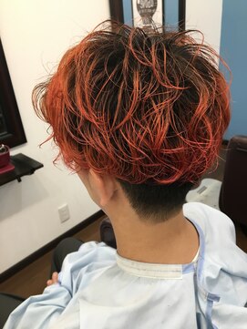 エフエフラボ(F.F LABO) 【メンズマッシュカットバレイヤージュ】