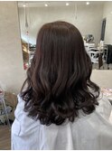 大人女性似合わせカット+カラー+前髪ハイライト
