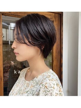 カウチ(Kauti) 前髪の流れ。ショートヘア