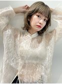 顔まわりウルフレイヤーカット♪