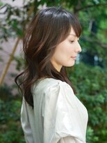 ロエ 平尾山荘(loe) 【髪質改善】落ち着きのある大人女性のセミロングスタイル/平尾