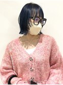 ぱつッと顔まわりレイヤー