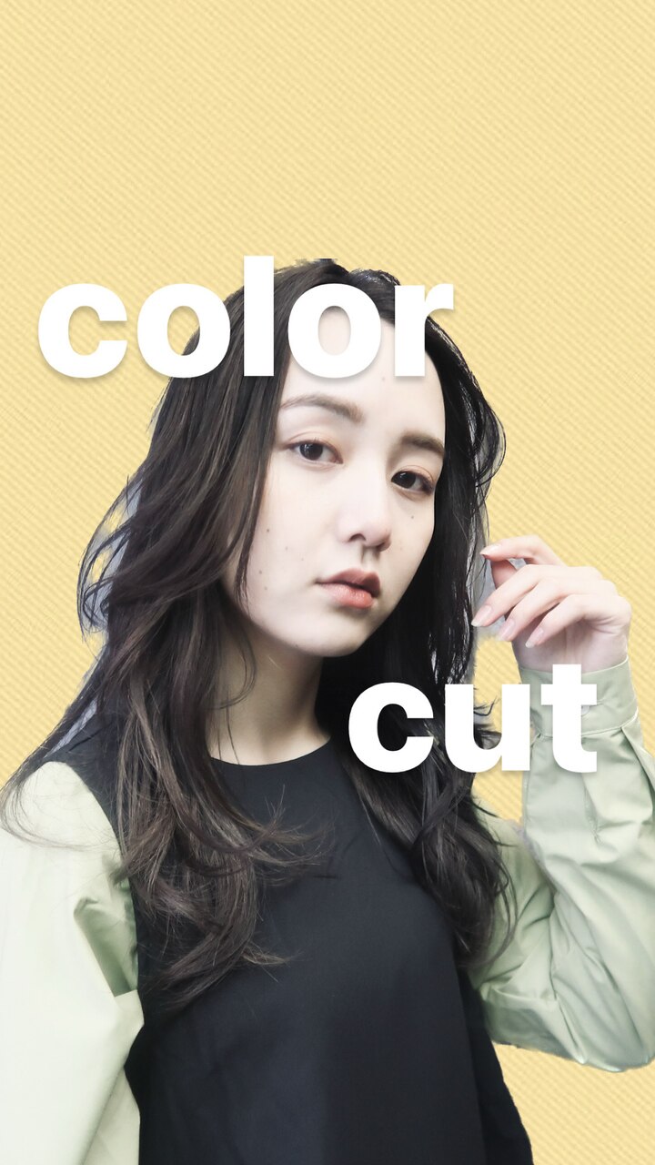 カット+カラー+labynessトリートメント　11500