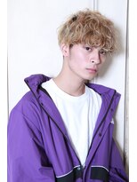 ルックグッドストア タカラヅカ(LOOK GOOD STORE TAKARAZUKA)&nbsp;ツーブロックマッシュ束感メンズパーマスキンフェードハイトーン