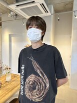 コンティニュー オモテサンドウ(CONTINUE OMOTESANDO)&nbsp;大人気！サラッと決まるシースルーバングメンズカットヘア