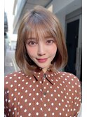 10代20代30代40代 前髪　ワンカールマチルダボブ　藤沢