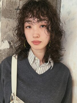 ドットプラス リム(Dot+LIM) (stylist高橋)ミディアムレイヤーパーマ