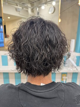 ソラ(SORA) メンズ大人気♪波巻き×スパイラルパーマ《波巻きスパイラル》