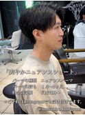 大人爽やかニュアンスショートin大宮メンズカットパーマ美容室