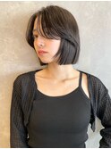 切りっぱなしボブ 美髪 似合わせカット くびれボブ M0322