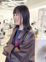 クリアーオブヘアー 池下店(clear OF HAIR)&nbsp;ミディアムボブ×フェイスレイヤー