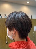 ナチュラルショート×20代さわやかスタイル