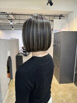 メリー オオサカ(Merly Osaka)&nbsp;ボブに似合うハイライト_mellow olive brown_