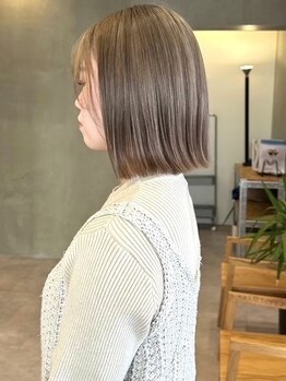 エルロンバイマフェ(AILERON by mahae)の写真/【ケアブリーチ】遊び心のあるワンランク上の大人のデザインカラー♪