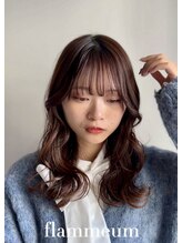 アンシェリ バイ フラミューム 戸塚店(Ancheri by flammeum) オン眉ピンクヘア