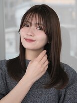 ガーデンヨコハマエスト(GARDEN YOKOHAMA est)&nbsp;イメチェン　外ハネボブ　美髪　ワイドバング　ミディアム　艶