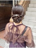 大人ヘアセット:ゆるっとまとめ髪 パーティースタイル 横浜★