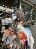 成人式ヘアセット[大宮/大宮駅/大宮ショート/パーマ/ショート]